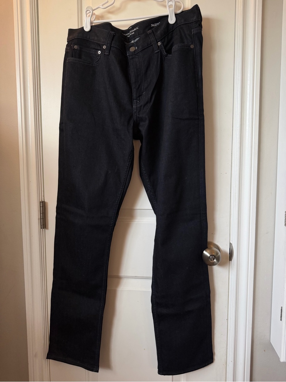 Banana Republic Men's Black Slim Straight Jeans